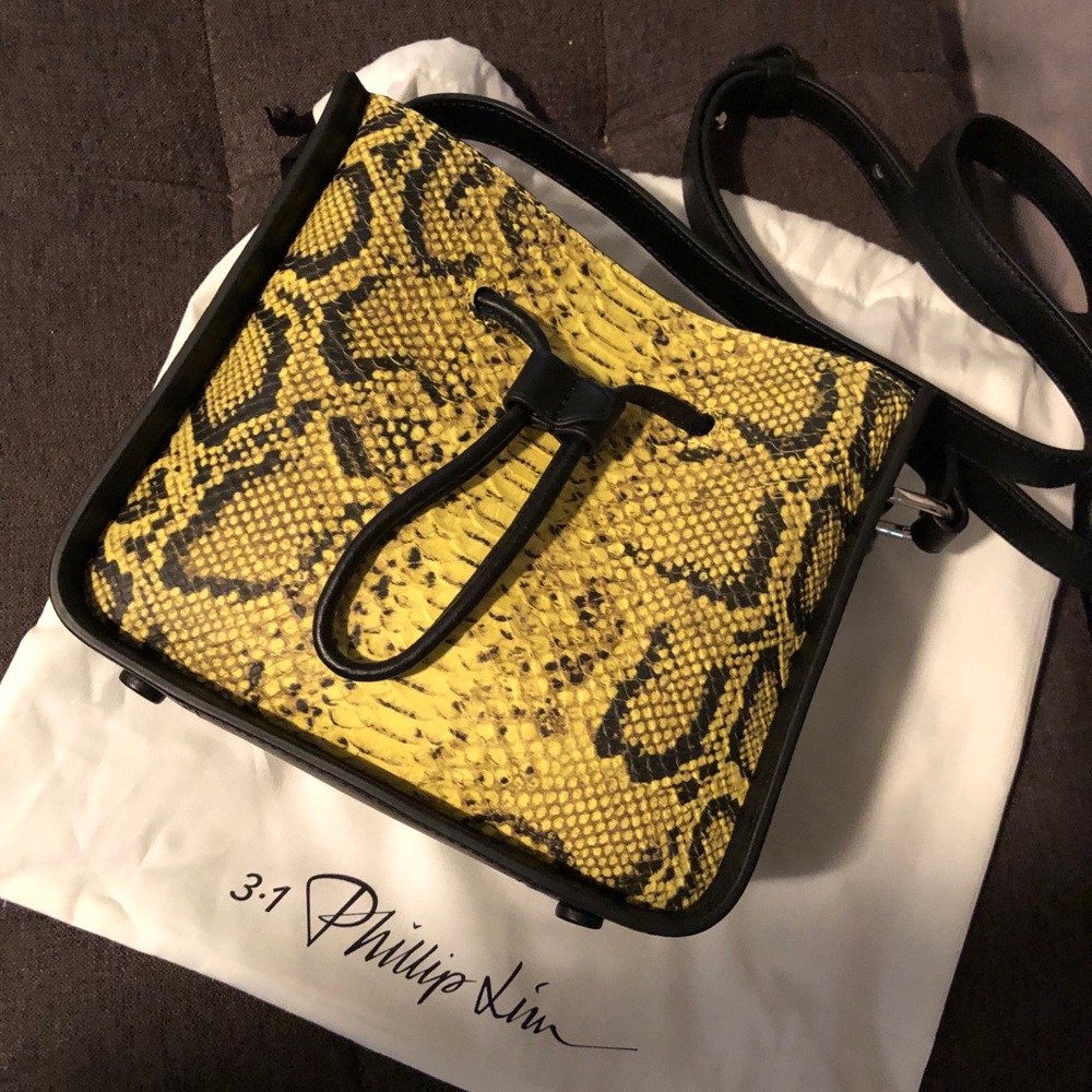 3.1 Phillip Lim Soleil Mini Leather Bucket Bag